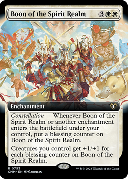 Boon of the Spirit Realm (Extended Art) (CMM-753) - Commander Masters: (Extended Art)