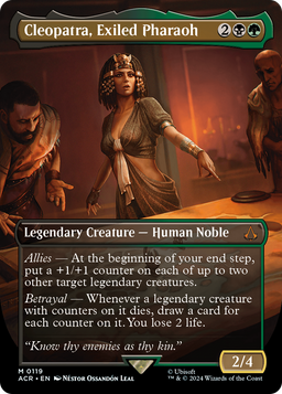 Cleopatra, Exiled Pharaoh (Borderless) (ACR-119) - Assassin's Creed