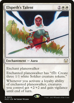 Elspeth's Talent (MOC-072) - March of the Machine Commander Foil