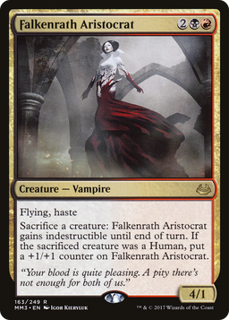 Falkenrath Aristocrat (MM3-163) - Modern Masters 2017 Foil