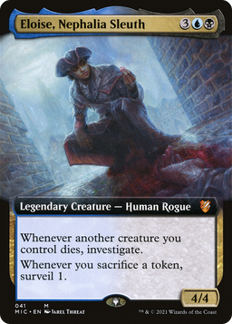 Eloise, Nephalia Sleuth (Extended Art) (MIC-041) - Midnight Hunt Commander: (Extended Art)