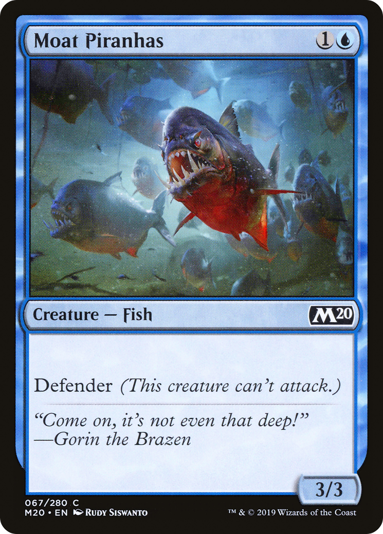 Moat Piranhas (M20-067) - Core Set 2020