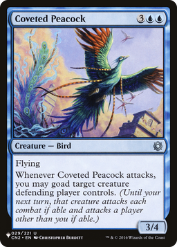 Coveted Peacock (LIST-029/221) - The List