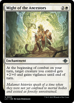 Might of the Ancestors (LCI-023) - The Lost Caverns of Ixalan Foil