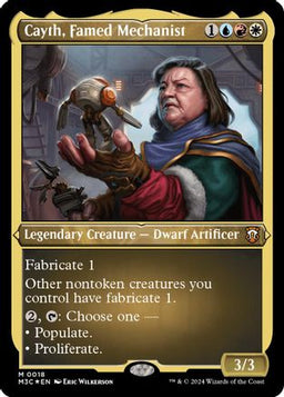 Cayth, Famed Mechanist (Foil Etched) (M3C-018) - Modern Horizons 3 Commander Foil