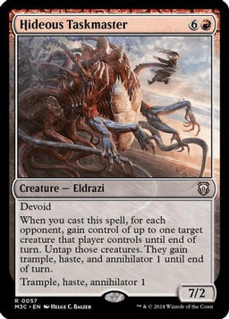 Hideous Taskmaster (Ripple Foil) (M3C-057) - Modern Horizons 3 Commander Foil