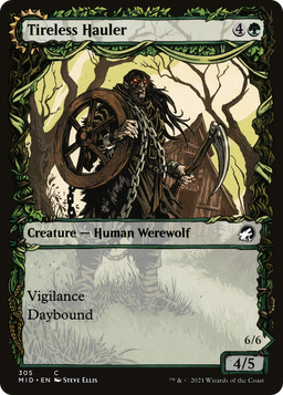 Tireless Hauler (Showcase) (MID-305) - Innistrad: Midnight Hunt: (Showcase, Double Faced Transform)