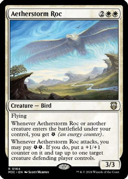 Aetherstorm Roc (Ripple Foil) (M3C-164) - Modern Horizons 3 Commander Foil