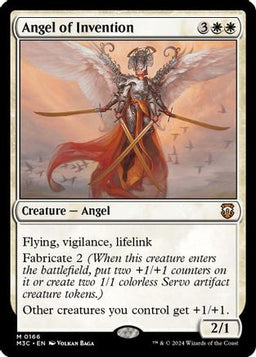 Angel of Invention (Ripple Foil) (M3C-166) - Modern Horizons 3 Commander Foil