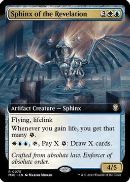 Sphinx of the Revelation (Extended Art) (Ripple Foil) (M3C-075) - Modern Horizons 3 Commander Foil