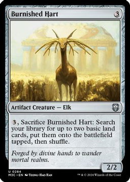 Burnished Hart (Ripple Foil) (M3C-284) - Modern Horizons 3 Commander Foil