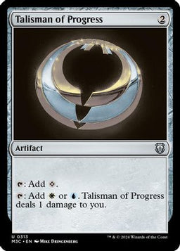Talisman of Progress (Ripple Foil) (M3C-313) - Modern Horizons 3 Commander Foil