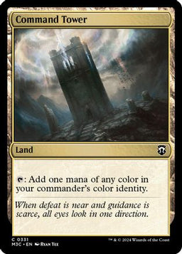 Command Tower (Ripple Foil) (M3C-331) - Modern Horizons 3 Commander Foil