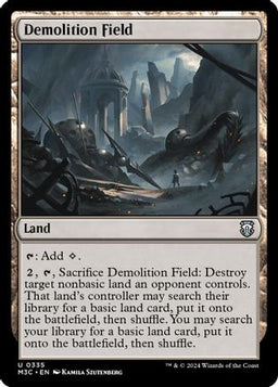Demolition Field (Ripple Foil) (M3C-335) - Modern Horizons 3 Commander Foil