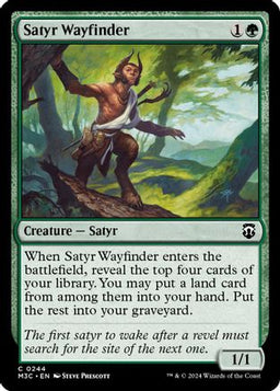 Satyr Wayfinder (Ripple Foil) (M3C-244) - Modern Horizons 3 Commander Foil