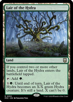 Lair of the Hydra (Ripple Foil) (M3C-353) - Modern Horizons 3 Commander Foil