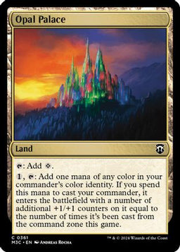 Opal Palace (Ripple Foil) (M3C-361) - Modern Horizons 3 Commander Foil