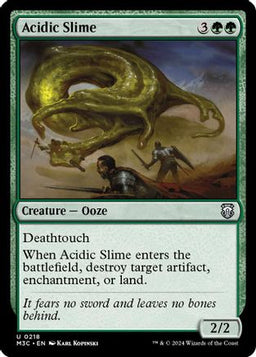 Acidic Slime (Ripple Foil) (M3C-218) - Modern Horizons 3 Commander Foil