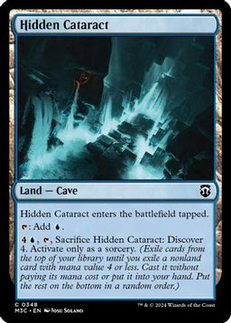 Hidden Cataract (Ripple Foil) (M3C-348) - Modern Horizons 3 Commander Foil