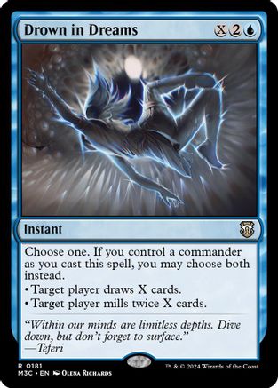 Drown in Dreams (Ripple Foil) (M3C-181) - Modern Horizons 3 Commander Foil
