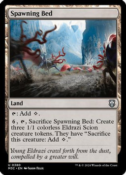 Spawning Bed (Ripple Foil) (M3C-380) - Modern Horizons 3 Commander Foil