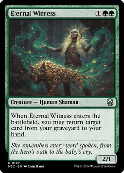 Eternal Witness (Ripple Foil) (M3C-227) - Modern Horizons 3 Commander Foil