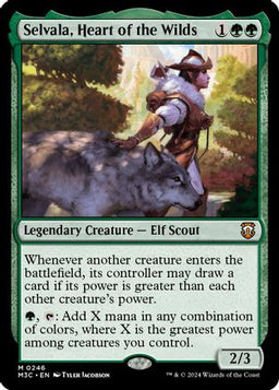 Selvala, Heart of the Wilds (Ripple Foil) (M3C-246) - Modern Horizons 3 Commander Foil