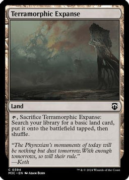 Terramorphic Expanse (Ripple Foil) (M3C-394) - Modern Horizons 3 Commander Foil