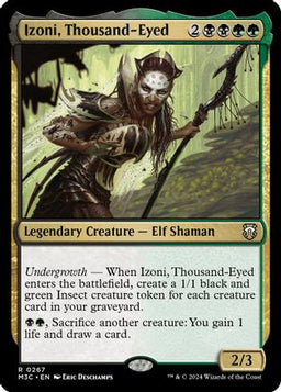 Izoni, Thousand-Eyed (Ripple Foil) (M3C-267) - Modern Horizons 3 Commander Foil