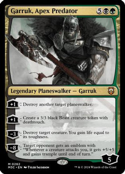 Garruk, Apex Predator (Ripple Foil) (M3C-262) - Modern Horizons 3 Commander Foil