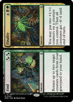 Find // Finality (Ripple Foil) (M3C-261) - Modern Horizons 3 Commander Foil