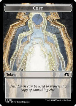 Copy (Ripple Foil) // Gremlin Double-Sided Token (MH3-37 // 23) - Modern Horizons 3 Foil