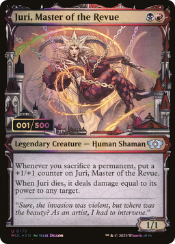 Juri, Master of the Revue (Serial Numbered) (MUL-176) - Multiverse Legends: (Showcase) Foil