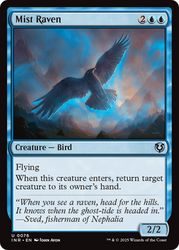 Mist Raven (INR-076) - Innistrad Remastered Foil