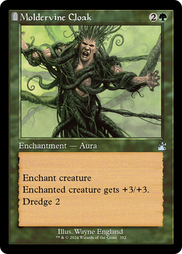 Moldervine Cloak (Retro Frame) (RVR-352) - Ravnica Remastered: (tombstone) Foil
