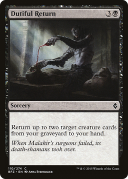 Dutiful Return (BFZ-110) - Battle for Zendikar