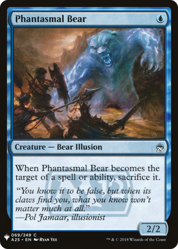 Phantasmal Bear (LIST-069) - The List