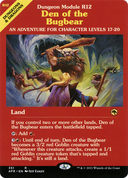 Den of the Bugbear (Dungeon Module) (AFR-351) - Adventures in the Forgotten Realms: (Showcase) Foil