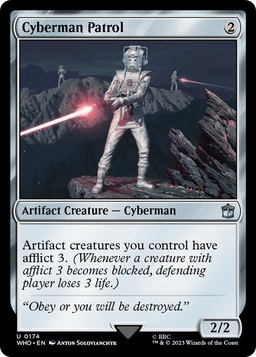 Cyberman Patrol (WHO-174) - Doctor Who Foil