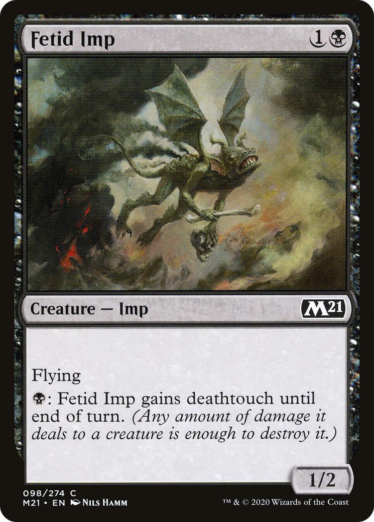Fetid Imp (M21-098) - Core Set 2021