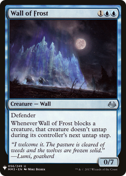 Wall of Frost (LIST-056) - The List