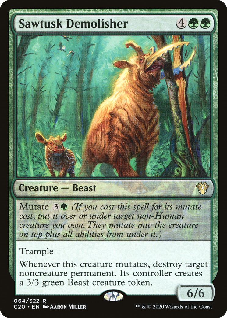 Sawtusk Demolisher (C20-064) - Commander 2020