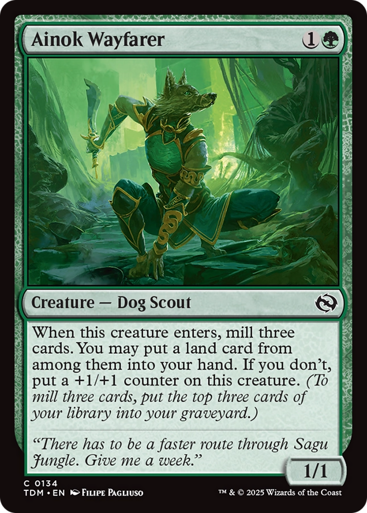 Ainok Wayfarer (TDM-134) - Tarkir: Dragonstorm Foil
