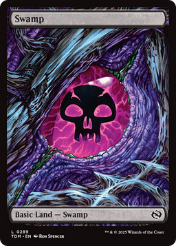 Swamp (0289) (TDM-289) - Tarkir: Dragonstorm Foil