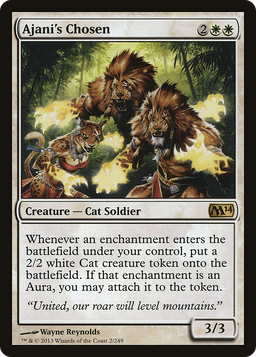 Ajani's Chosen (M14-002) - Magic 2014 Foil