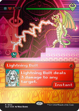Lightning Bolt (1822) (Rainbow Foil) (SLD-1822) - Secret Lair Drop Series Foil