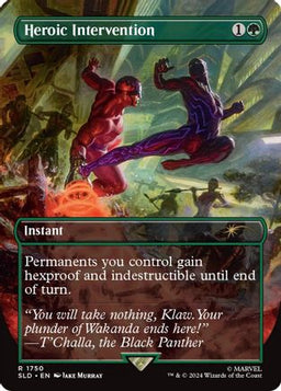 Heroic Intervention (Rainbow Foil) (SLD-1750) - Secret Lair Drop Foil