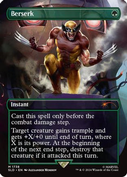 Berserk (1738) (Rainbow Foil) (SLD-1738) - Secret Lair Drop Foil