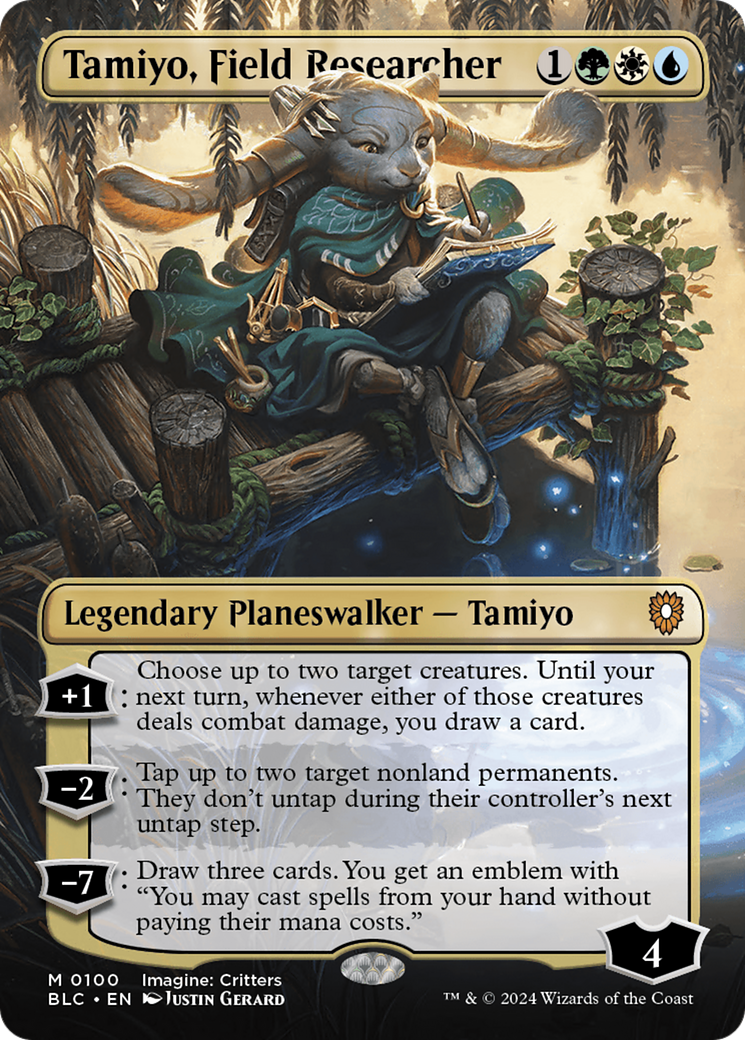 Tamiyo, Field Researcher (Borderless) (BLC-100) - Bloomburrow Commander