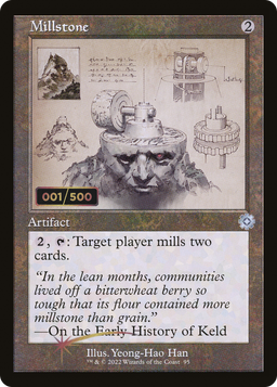 Millstone (Schematic) (Serial Numbered) (BRR-095) - The Brothers' War Retro Artifacts Foil